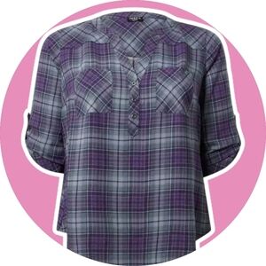 NEW! Torrid Harper 3/4 Sleeve Pullover Blouse Size M/L